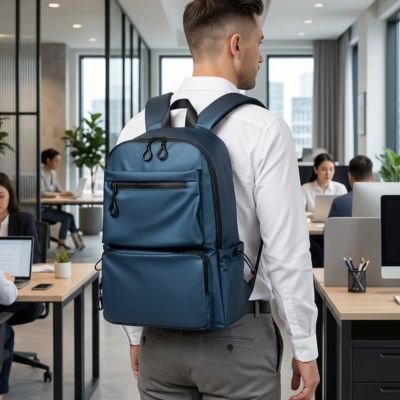 Sac a dos ordinateur portable Confort Pro, bretelles ergonomiques rembourrées et dos matelassé