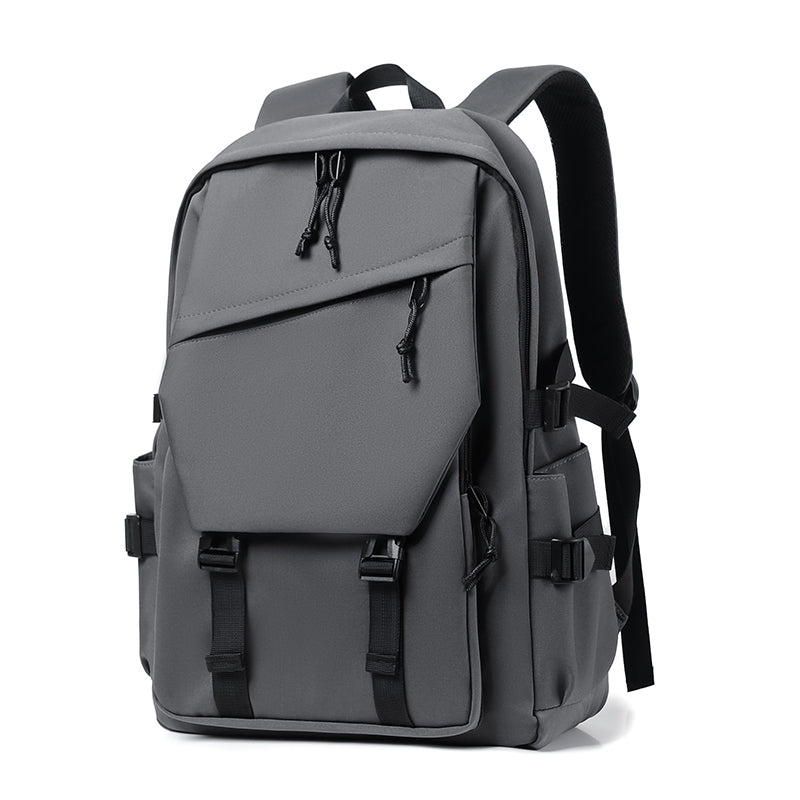 Sac a dos ordinateur portable style & confort de couleur gris