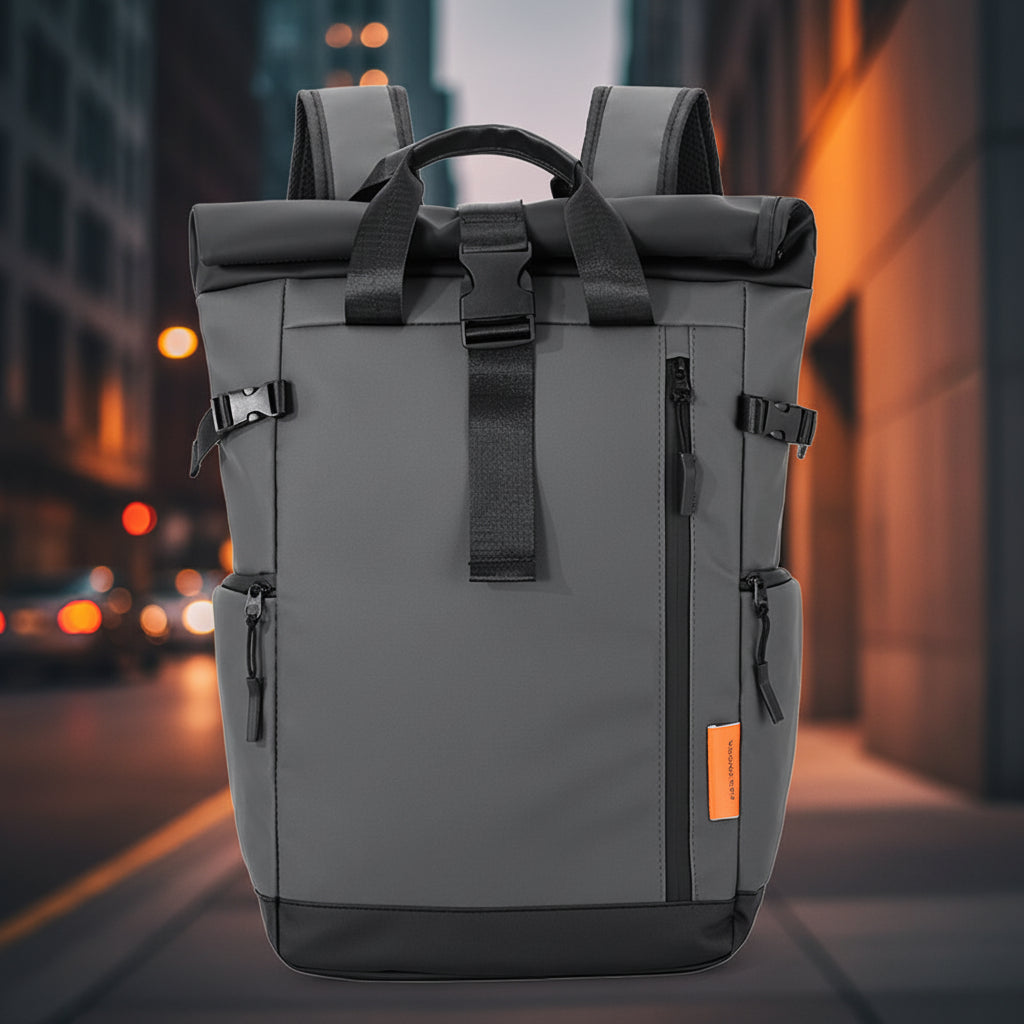 Sac à dos ordinateur portable  Ultra-résistant de couleur gris