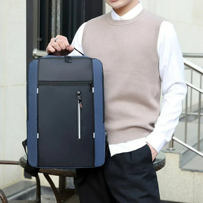 Sac à Dos pour Ordinateur - OfficeTechPack™ - Bleu - La PoPoche Urbaine