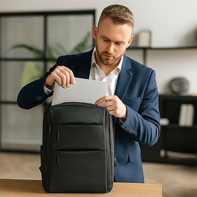 Sac a dos pour ordinateur portable espace dédié à l'ordinateur portable