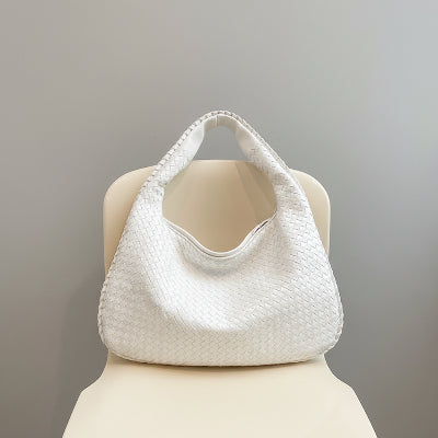sac à main bandoulière Tissé Léger en coloris blanc