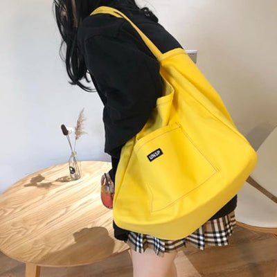 Sac à Main - EcoTote™ - Jaune - La PoPoche Urbaine