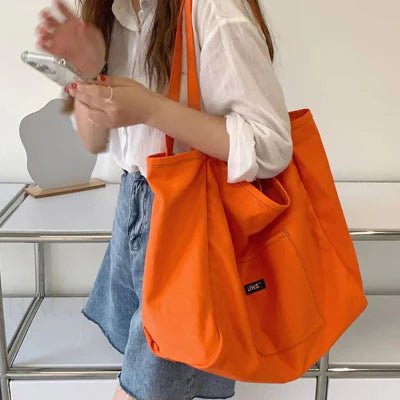 Sac à Main - EcoTote™ - Orange - La PoPoche Urbaine