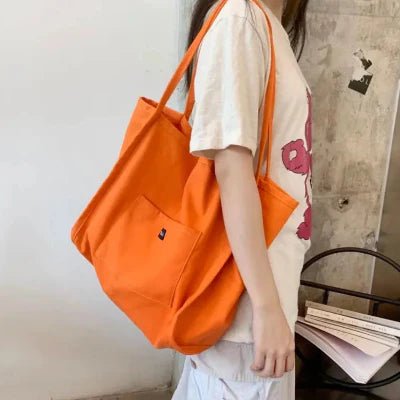 Sac à Main - EcoTote™ - Orange - La PoPoche Urbaine