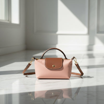 Sac à main femme bandoulière Élégance Pastel en couleur rose
