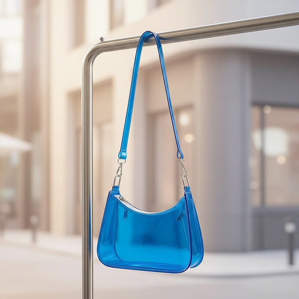 Sac à main femme bandoulière Transparent Fluo