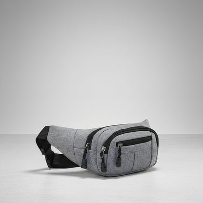Sac banane Stylée et confort, de couleur gris clair