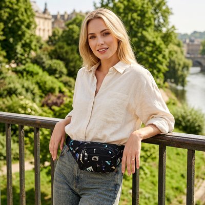 Sac banane femme Tendance Pratique, sangle réglable adaptable à toutes morphologies