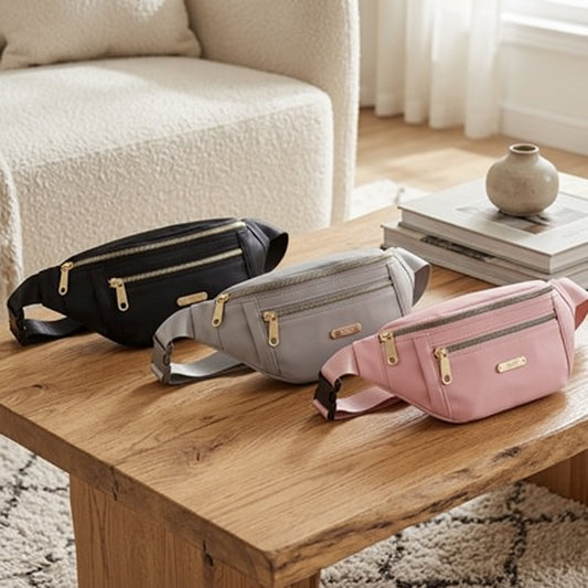 Sac banane femme style naturel et épuré 