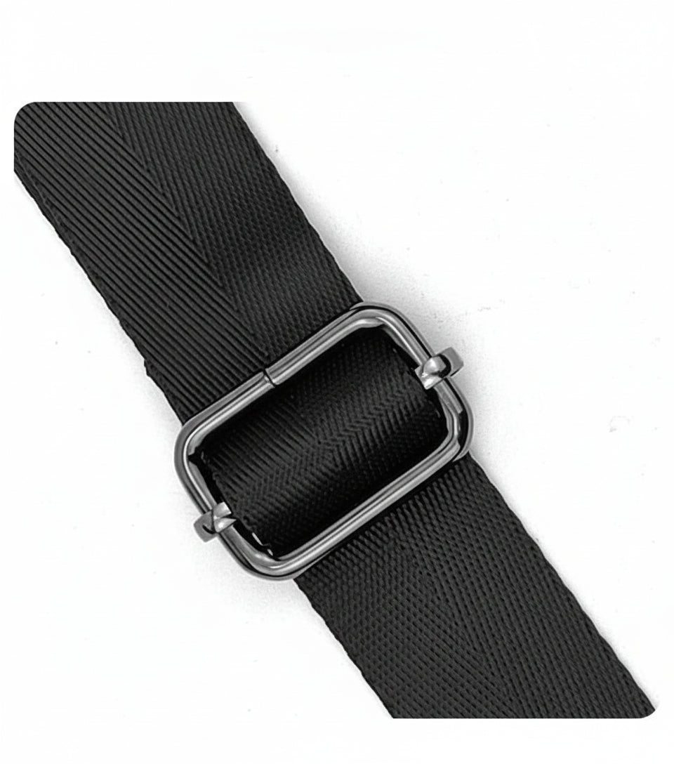 Sac banane homme en cuir avec boucle et sangle ajustable