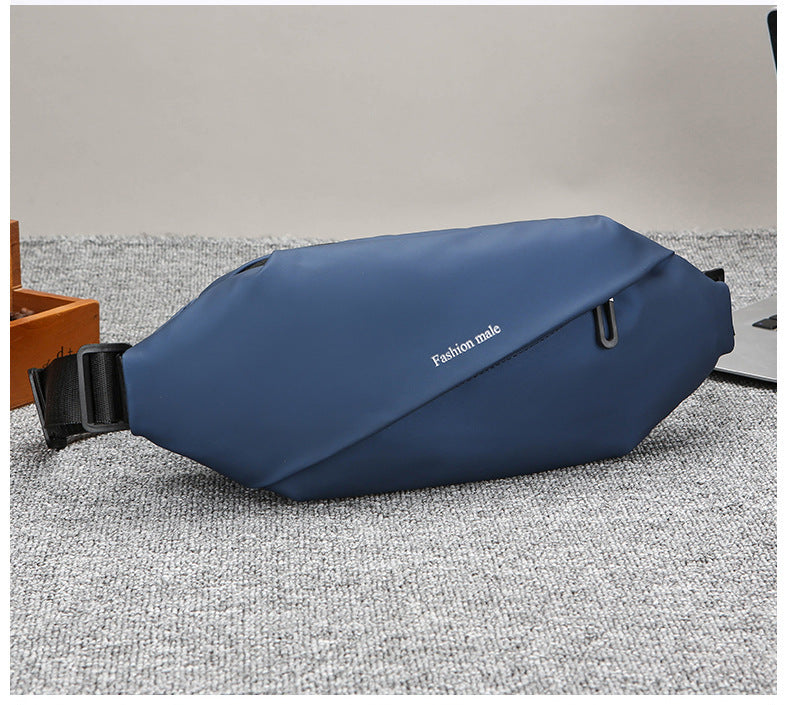 Sac banane homme imperméable couleur bleu