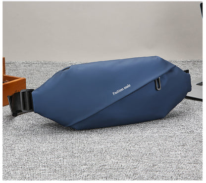 Sac banane homme imperméable couleur bleu