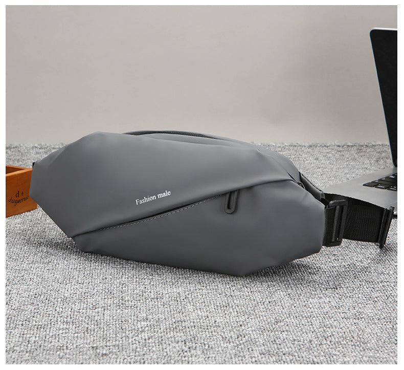 Sac banane homme imperméable couleur gris