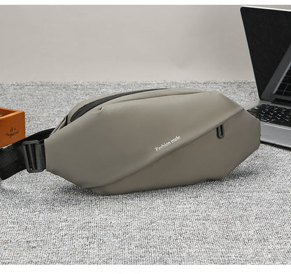 Sac banane homme imperméable couleur kaki