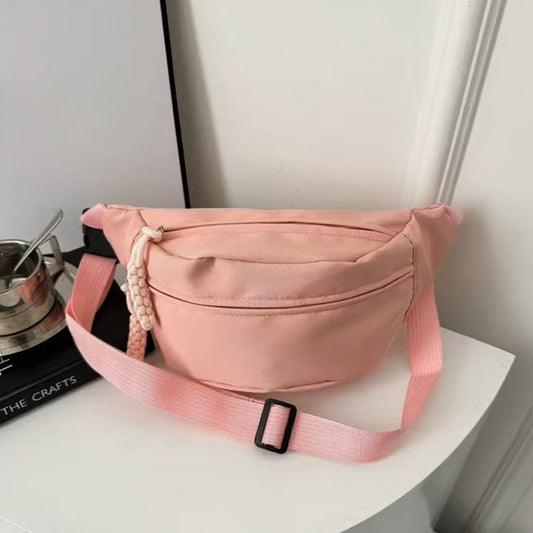 Sac Banane - UrbanCrossBodyBag™ - Rose - La PoPoche Urbaine