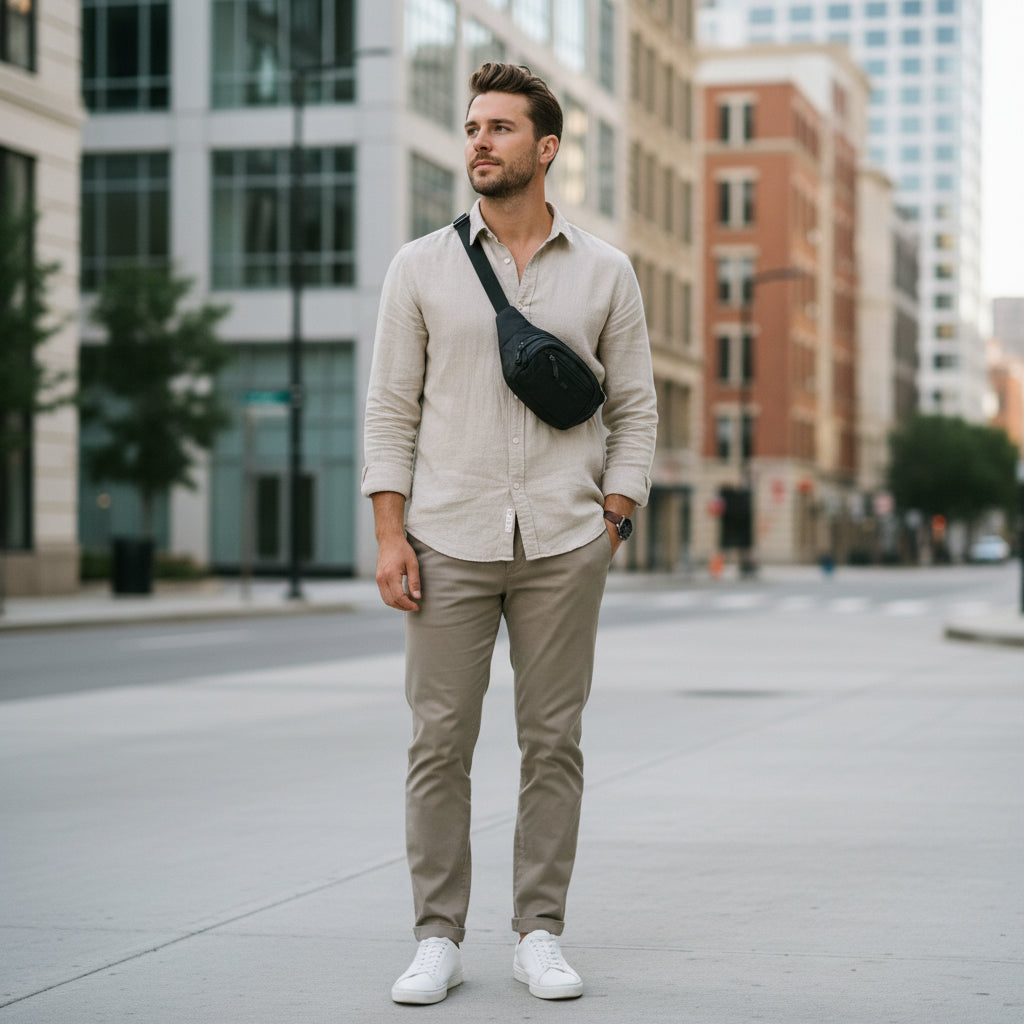 Sac banane Coloré et Tendance, volume suffisant pour transporter l'essentiel sans encombrement