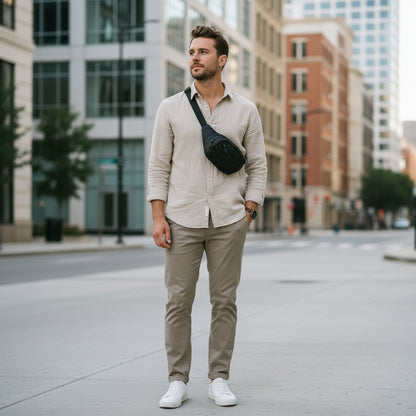 Sac banane Coloré et Tendance, volume suffisant pour transporter l'essentiel sans encombrement