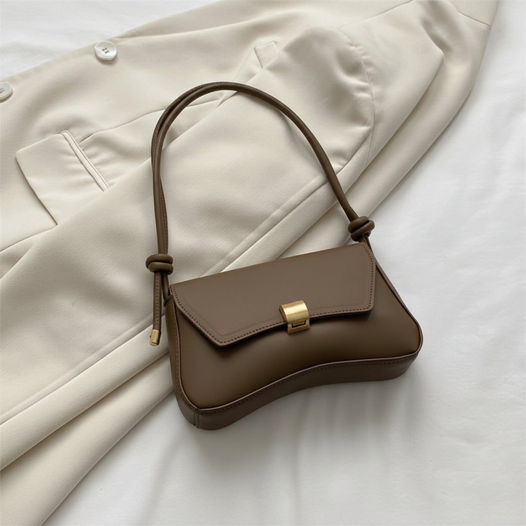 Sac bandoulière Design Elégant couleur marron