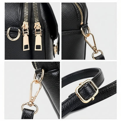 Détails et finitions du sac bandoulière