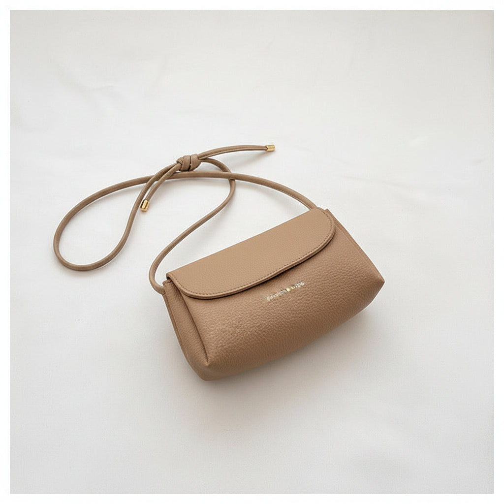 Sac bandoulière femme  Organisation et Style en coloris beige