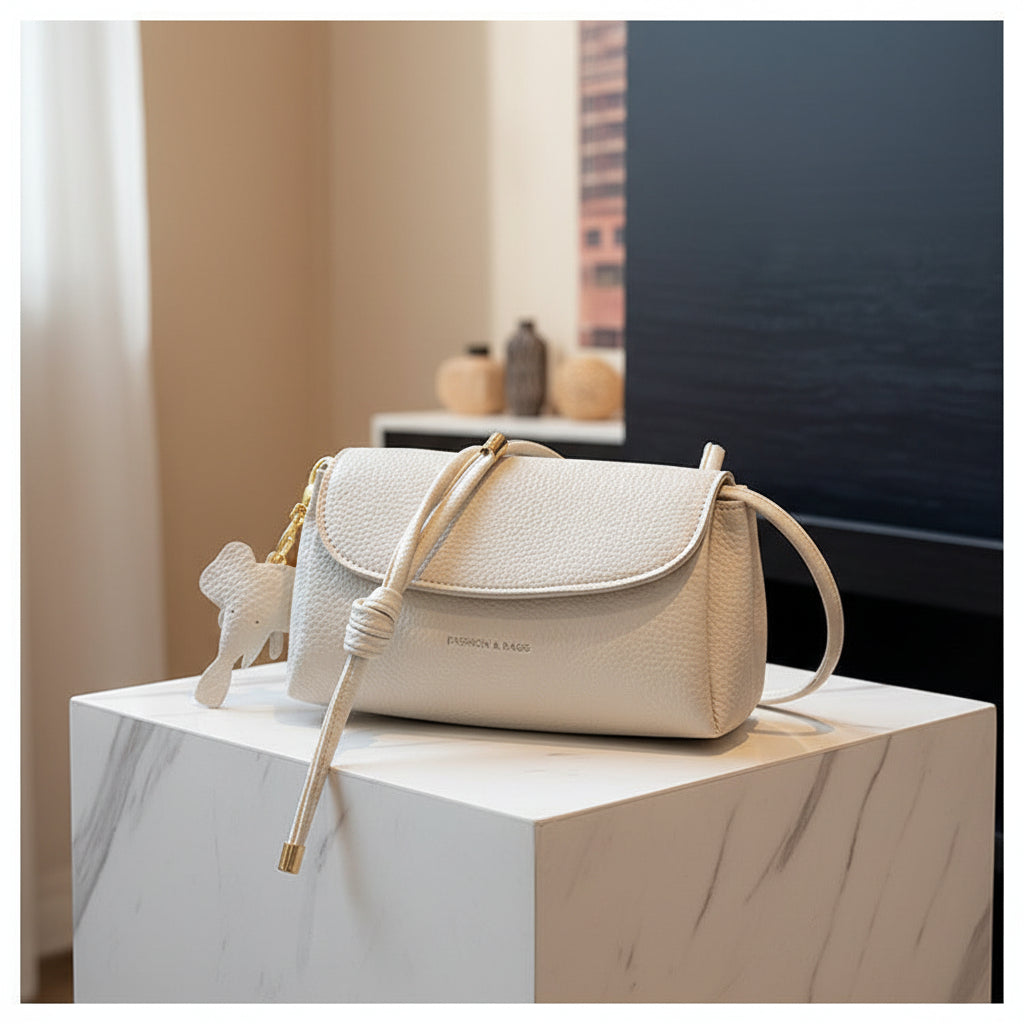 Sac bandoulière femme Élégance Organisé matière cuir PU