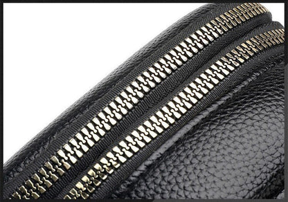 Fermeture éclair sécurisée du sac bandoulière