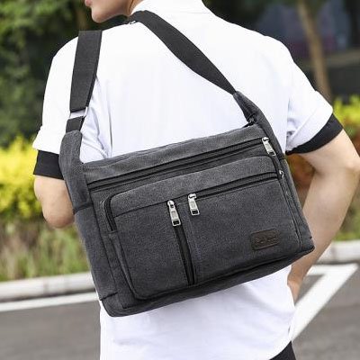 Sac bandoulière homme Design Moderne, couleur noir