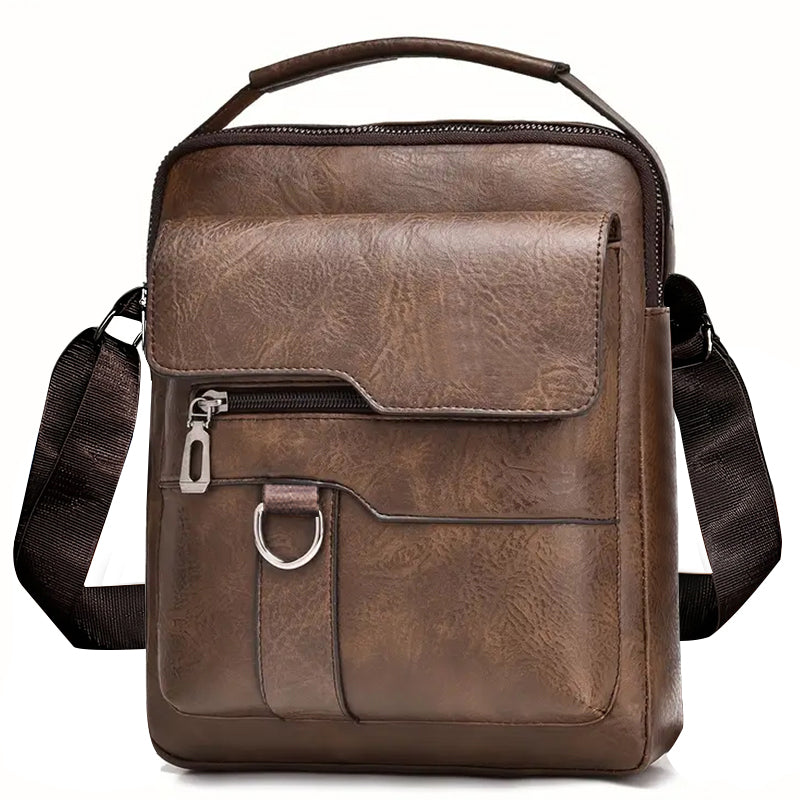 sac bandoulière homme en coloris Marron foncé