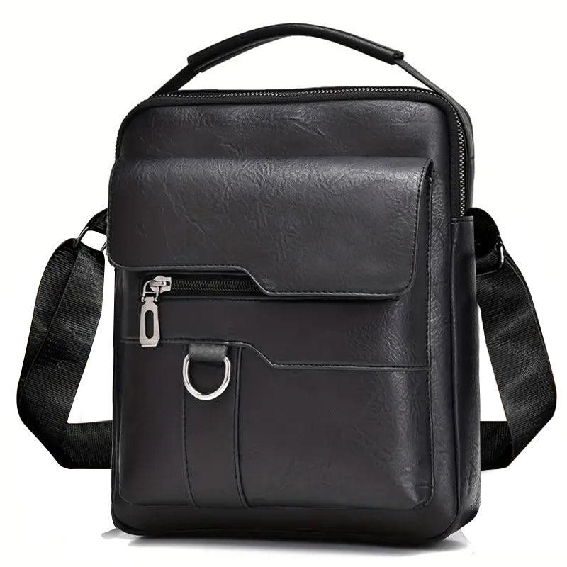 sac bandoulière homme coloris noir