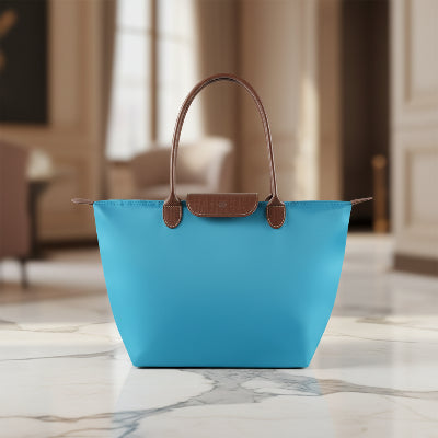 Sac cabas Chic et Pratique en coloris bleu turquoise