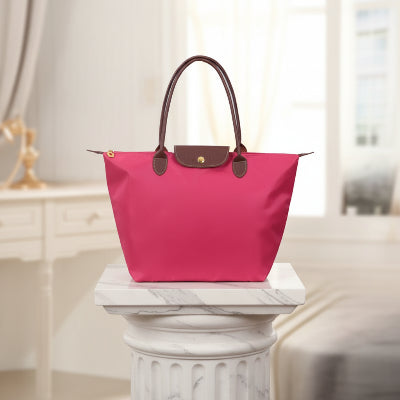 Sac cabas Chic et Pratique en nylon rose