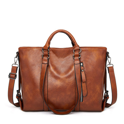 Sac cabas Élégance Quotidienne en coloris marron, style urbain élégant
