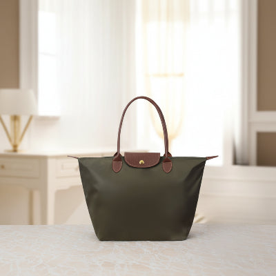Sac cabas Élégance Moderne en vert kaki