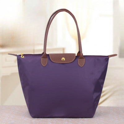 Sac cabas Élégance Discrète de couleur violet