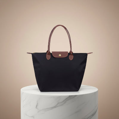 Sac cabas Élégance Moderne en nylon noir
