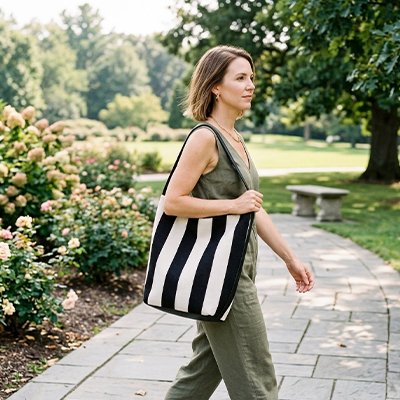 Sac cabas femme Design et Élégance, anse unique confortable