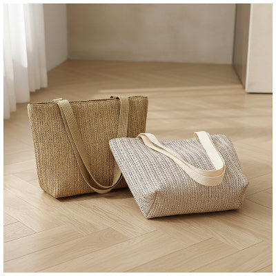 Sac cabas femme Paille Élégant, deux coloris