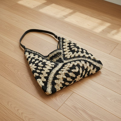 Sac cabas femme Tendance Estivale  en noir
