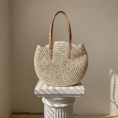 Sac cabas Tendance D'été fabriqué en paille tressé