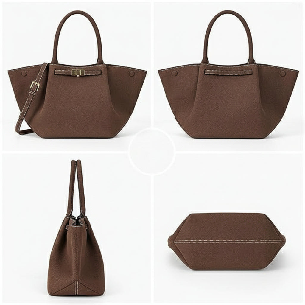 Vue à 360 degrés du sac cabas