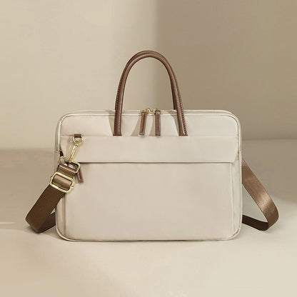 Sac ordinateur femme   Élégance Professionnelle, Beige / 13.3-14 pouces