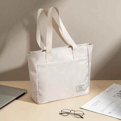 Sac ordinateur femme  Élégance coloris blanc
