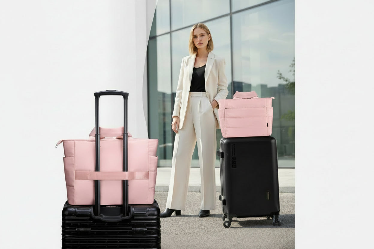 Glissière et système de transport du sac ordinateur femme - Facilité d'utilisation