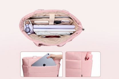  Intérieur et poches du sac ordinateur femme - Organisation optimale