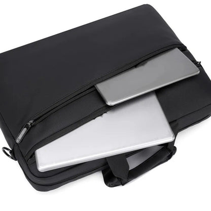 Sac ordinateur homme avec 2 poches frontales zippées pour organisation optimale