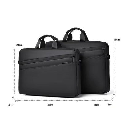 Dimensions du sac ordinateur homme - compartiments adaptés aux laptops