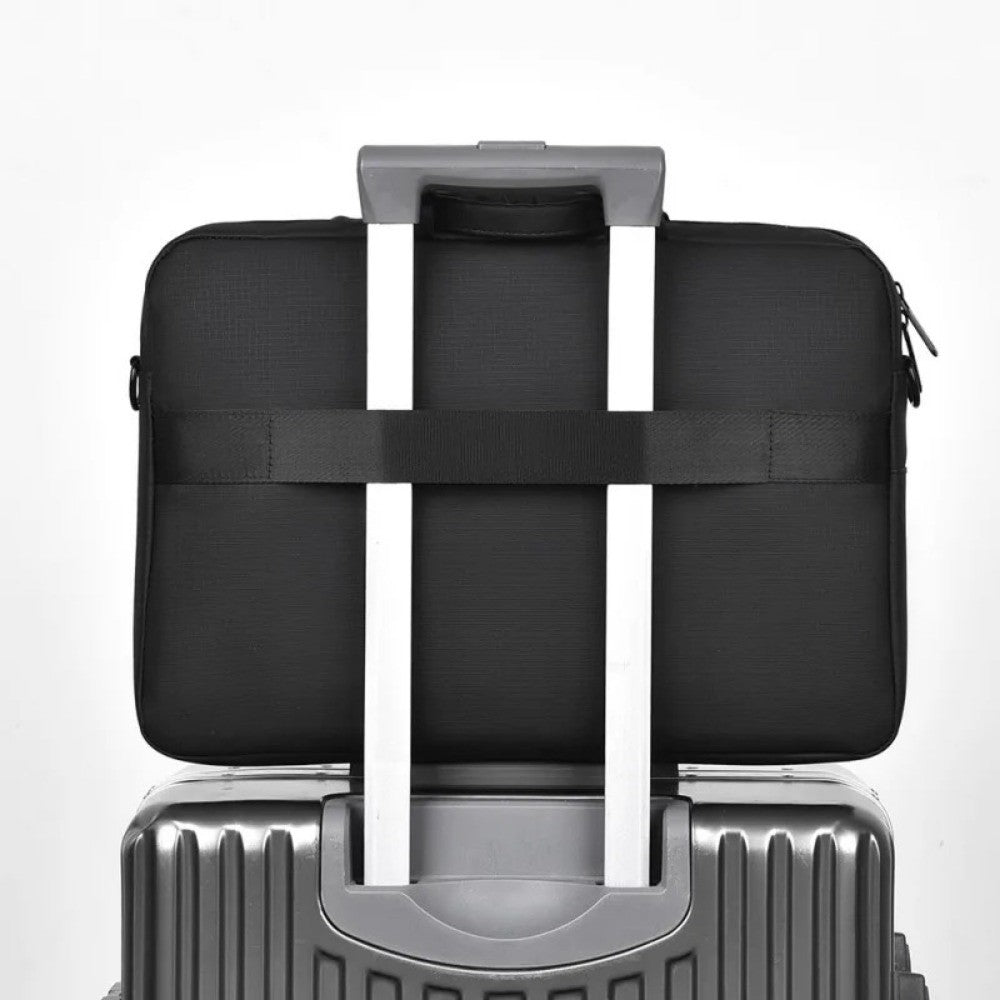 Glissière de transport du sac ordinateur homme pour fixation sur valise 