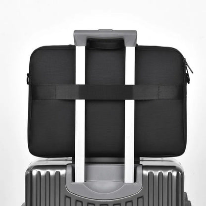 Glissière de transport du sac ordinateur homme pour fixation sur valise 
