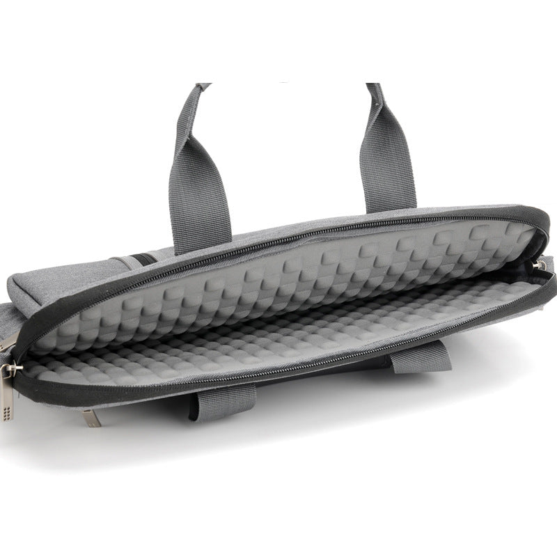 Sac ordinateur vue intérieur rembourré